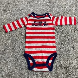 Just One You Baby Eligible Bachelor Onesie size 3 months